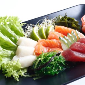 Sashimi – Małe (tuńczyk, maślana,łosoś)