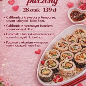 Zestaw Walentynkowy pieczony 28 szt.