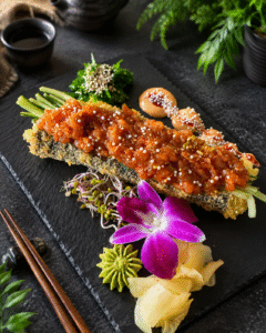 Sushi Hot-dog z kurczakiem w panierce