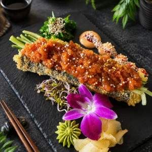 Sushi Hot-dog z kurczakiem w panierce